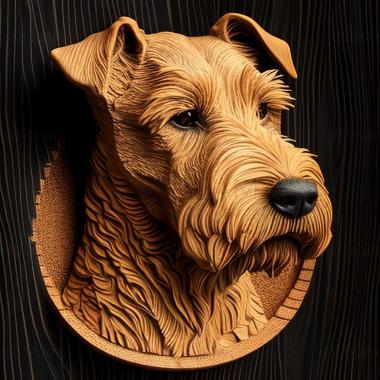 3D модель Лейкленд терєр собака (STL)